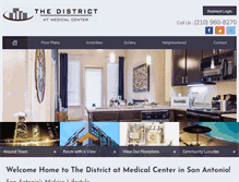 Tablet Screenshot of districtatmedicalcenter.com